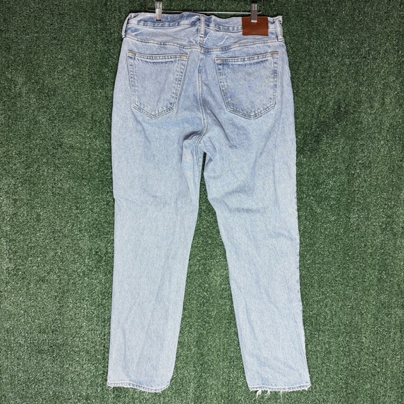 Abercrombie & Fitch Authentic Rigid Denim Loose Jeans Mens 32x32 Light Wash - Picture 2 of 12